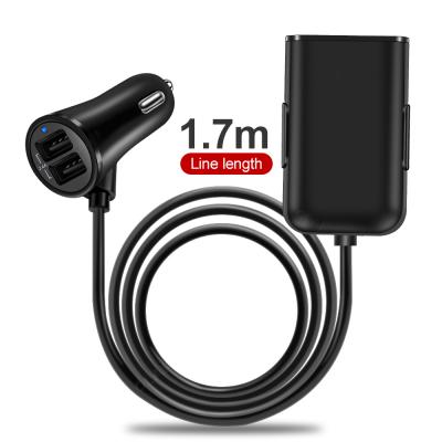 China QC 3.0 Car Charger 3.0 Fast Charging Adapter 8A QC3.0 Turbo 4 USB Car Mobile Phone Charger For iPhone Xiaomi for sale