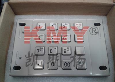 China PCI 2.X Compliant Stainless Steel Keypad Encrypted Pinpad Customized Layout for sale