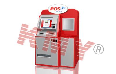 China Financial Services Kiosk Self Service Postal Kiosk Anti Vandalism for sale