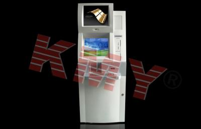 China Dual Screen Self Service Card Dispenser Kiosk For Bank Service for sale