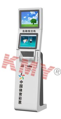 China 22 Inch Ticket Vending Interactive Kiosk Payment Cash For Banking for sale