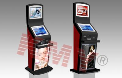 China 19 Inch Self service Security Payment Card Dispenser Kiosk With Video Camera for sale