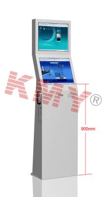 China Windows 7 Cash Acceptor Library Barcode Scanner Kiosk For Book Checking for sale