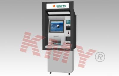 China Wand durch Infrarotnoten-Bibliotheks-Barcode-Scanner-Kiosk, Thermal-Drucker zu verkaufen