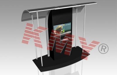 중국 32 인치 비데오 카메라 스피커 상호 작용하는 터치스크린 간이 건축물, 읽기 쉬운 LCD 햇빛 판매용