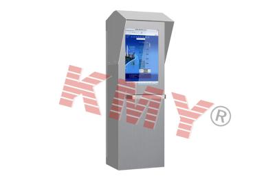 China Stainless Steel Digital PC Interactive Touch Kiosk for Insurance and Banking for sale