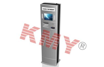 China Information Multimedia Cash Bill Payment PC Kiosk For Parking for sale