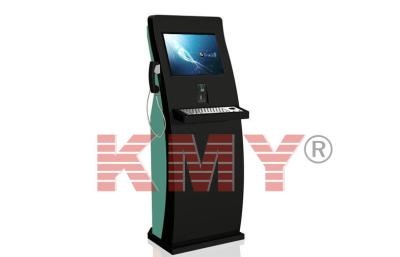 China 32 Inch Touch Screen Information Koisk With Mobile Phone For Music Download for sale