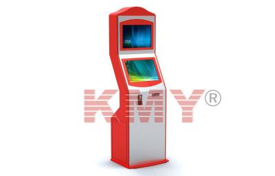 China 19''Dual Touch Screen Interactive Information Kiosk Tickets Vending For Cinemas for sale