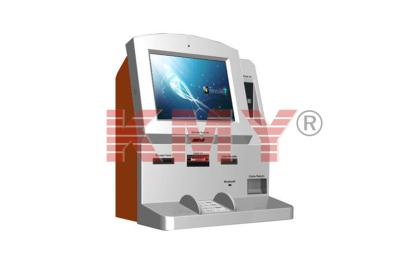 China Smart Electronic Desktop With Metal Keyboard Interactive Information Kiosk For Payment for sale