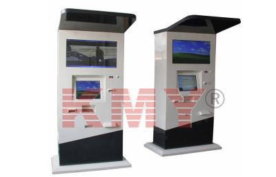 China Weather Proof Outdoor Advertising Interactive Touch Kiosk Dual Touchscreen for sale