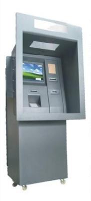 China 19'' Customized Outdoor Wall Mounted Self Service Banking Kiosk , Bill Acceptor for sale