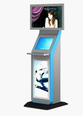 China Static Free Information Self Service Banking Kiosk For Station , Three Screens for sale