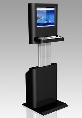 China Wifi Internet Airport Queue Card Dispenser Kiosk With Adjustable Touch Screen for sale