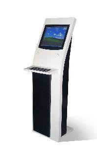 China Antirust Ticket Vending Kiosk , Internet Touch Kiosk with Keyboard for sale