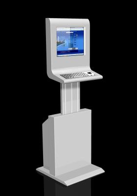 China RFID Free Standing Kiosk Cash Payment Kiosk Terminals Banking for sale