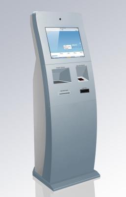 China WIFI Touch Screen Information Kiosk with Thermal Receipt Printer and UPS for sale