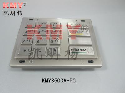 China PCI 2.0 ATM Machine Keypad Encrypted Wincor V5 V6 EPP Metal Pinpad for sale