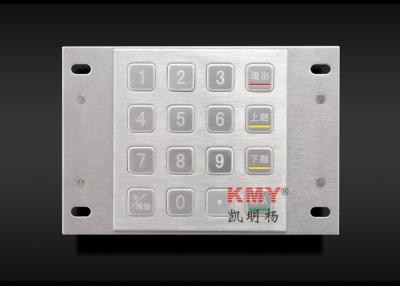 China Payment Terminal ATM Bank Machine Keypad Water Proof with 16 Keys for sale