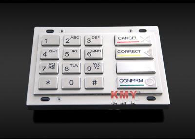 China Stainless Steel ATM Machine Keypad Dustproof For Banking Payment for sale