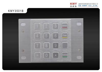 China ATM Machine Metal Encrypted PIN Pad Vandal Resistant with 16 Keys for sale