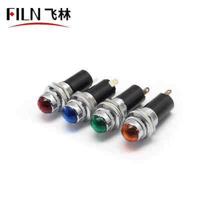 China Stainless Steel Filn 16MM 3V LED Coffee Machine Metal Indicator Lights Screw Terminal White Waterproof Weld Pin for sale