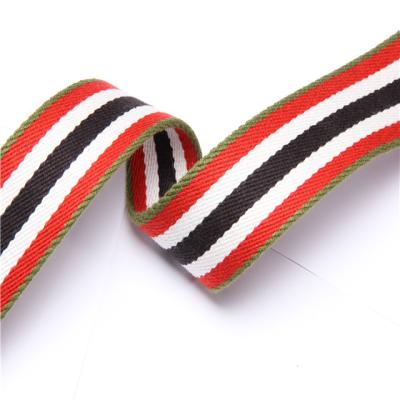 China Sustainable Cotton Webbing Strap For Bag Belt And Garment Accessories for sale