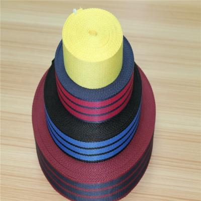 China 100% Black Polypropylene Webbing Strap For Bags Garment Home Textile for sale