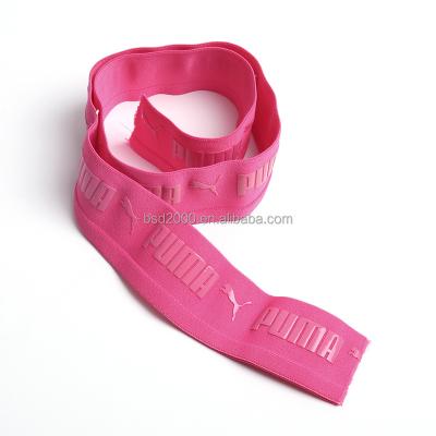 China Customize Color Knitting Elastic Band For Soft Comfortable Belt Sport Bra Legging Boxer à venda