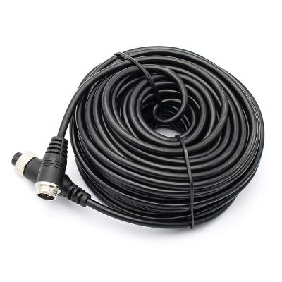 China Cheapest DVD Player Transfer Audio Video Extension Cable For MDVR Bus Camera 5M 10m 15M 20M Male To Female Aviation Plug Cable for sale