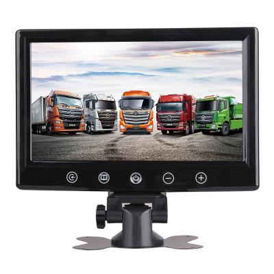 China Car Reversing Assist Piano Lacquer ABS Housing Vehicle Mirror Screen Desk 9 Inch TFT LCD Monitor for sale