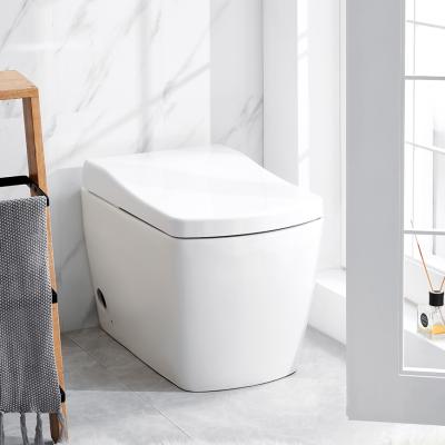 China S300 Automatic Operation Intelligent Bathroom Self-cleaning Ceramic Smart One-piece Toilet for sale