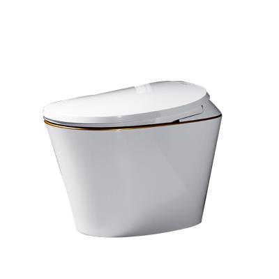 China High Quality Auto Operation Sensor Dry Automatic Flush One Piece Toilet Smart Commode for sale