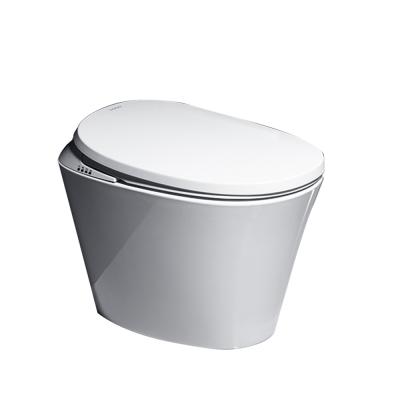 China Automatic Operation Cheap Price Sensor Western White Colorful Automatic Toilet Flush for sale