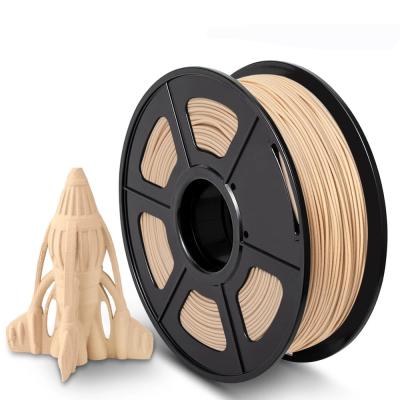 China FDM 3D Printer PLA 1kg 3D Printer WOODEN Tolerance +/-0.02mm 100% Filament Texture 1.75mm Diameter No Bubble Eco-friendly Printing Material for sale