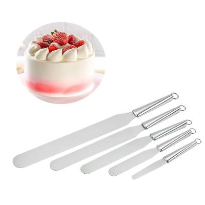 China Viable Kitchen Spatula Cream Spatula Cake Decorating Tool Cake Icing Spatula Stainless Steel for sale