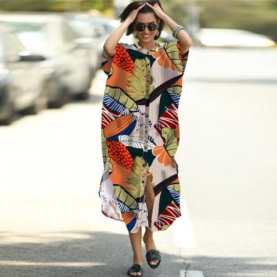 China D3965 Private Label Breathable Women Cover Up Long Dress Swimsuit Cover Ups Beach Wear Kaftan Beachwear for sale