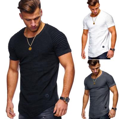 China Wholesale Custom Made High Quality 100% Cotton Anti-Wrinkle T Shirt For Men Blank Plus Size Mens T-shirts for sale