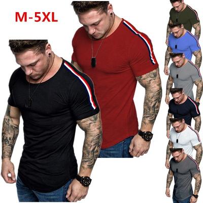 China Wholesale Custom Made High Quality 100% Cotton Anti-Wrinkle T Shirt For Men Blank Plus Size Mens T-shirts for sale