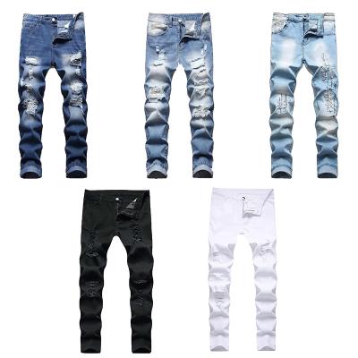 China 2022 New Style Boys Jeans Breathable Custom Ripped Skinny Pants Kids Boy Jeans for sale