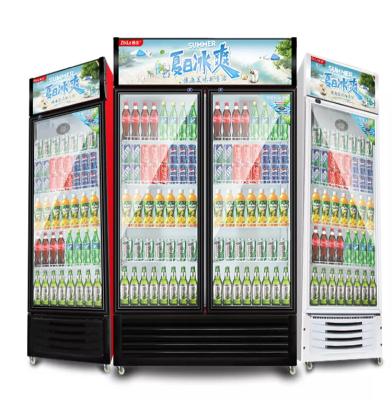 China Commercial Single-temperature Supermarket Display Fridge Showcase Capacity High Quality Single Temperature Chest Freezer Refrigerator for sale