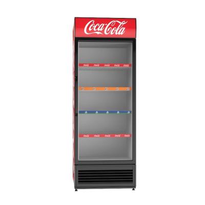 China Single-Temperature Beverage Refrigerator With Glass Door Commercial Beverage Freezer Refrigeration Equipment for sale