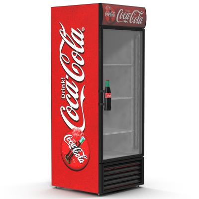 China Single-temperature Good Quality Vertical Pepsi Beverage Refrigerator Cooler Beverage Refrigeration Equipment for Beverage Display and Promotion for sale