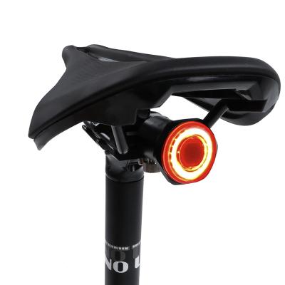 China Bike Safety Warning Light Mode Wireless Flasher Remote Control Steering Bicycle Taillight Worked To Boo Tail Lights for sale