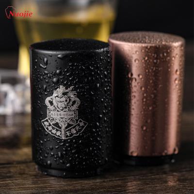 China Hot Selling Viable Automatic Magnetic Push Down Bottle Opener Stainless Steel Beer Bottle Opener for sale