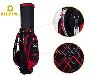 China Nylon PROPELLER Golf Cart Bag With Wheels / 9 Inch NYLON Golf Bag With 5 Way Dividers for sale