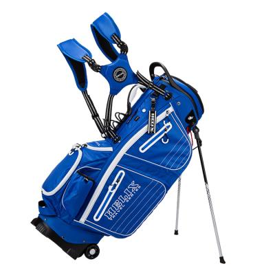 China Propeller Nylon Golf Caddy Bag Easy Carry Golf Rack Bag With Wheels For Kids for sale