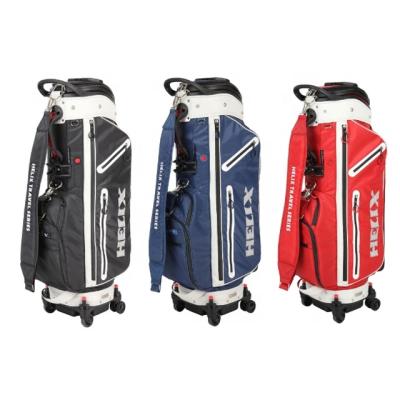 China Customized Import Propeller Golf Nylon Rack Bags For Carrying Golf Club Bags Printing Logo Men S Golf Caddy Bag Golf Cart Bag for sale