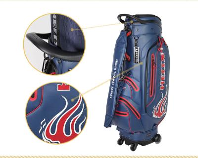 China Microfiber Propeller Japan Golf Bags Waterproof Golf Bag With Wheels /Unique Golf Bags for sale