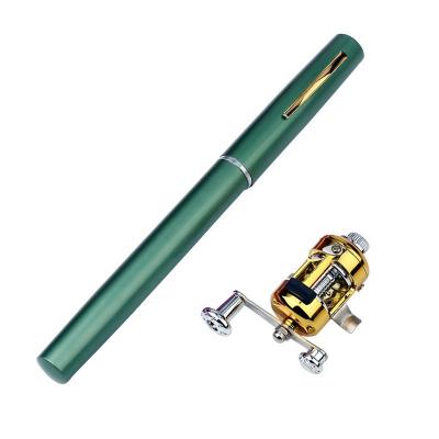 China 1.6m fishing rod mini glass pen rod 1m 1.4m and reel 1meters pen penn for kid baby for sale